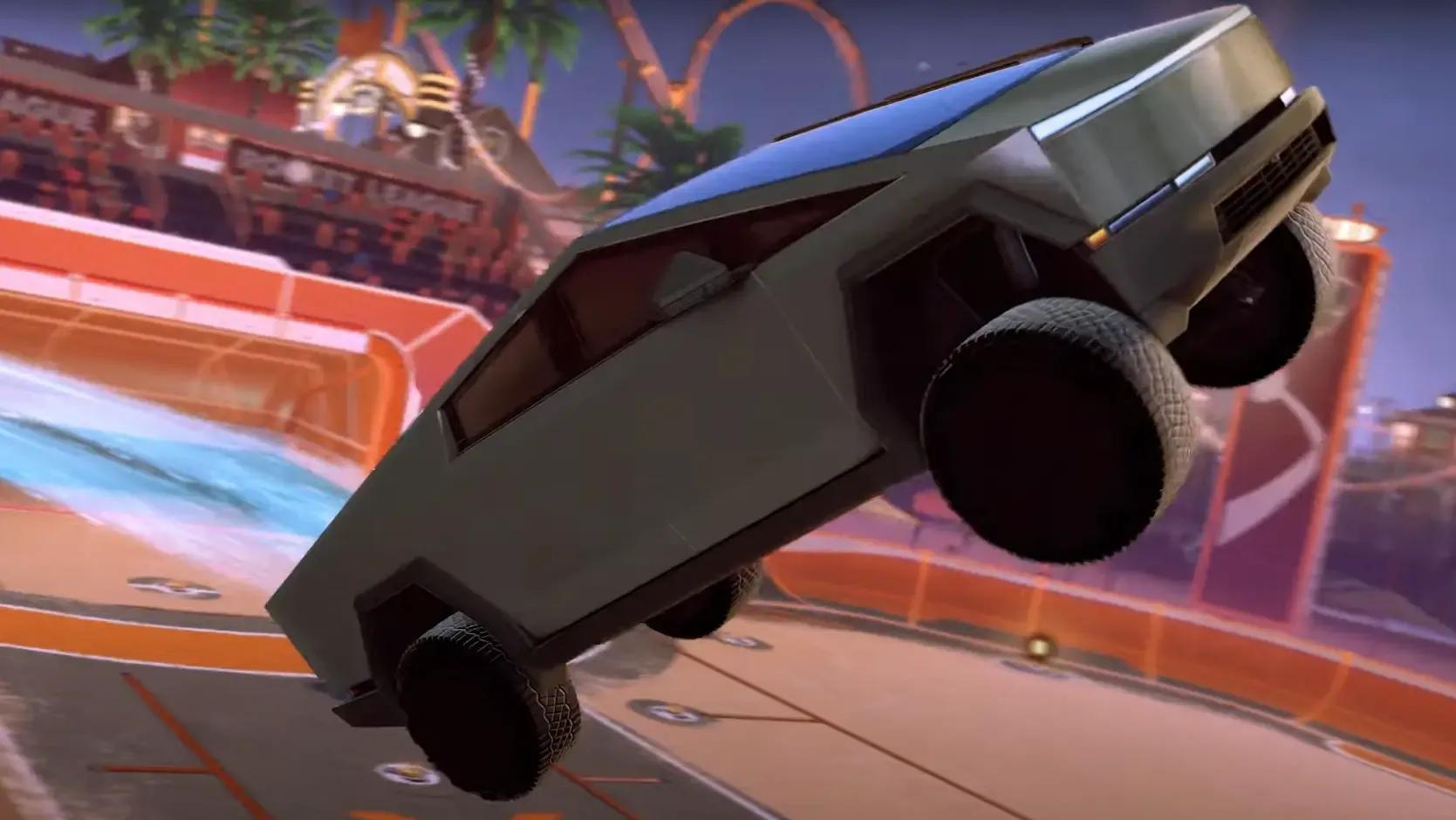 You Can Soon Drive a Tesla Cybertruck in Fortnite and Rocket League