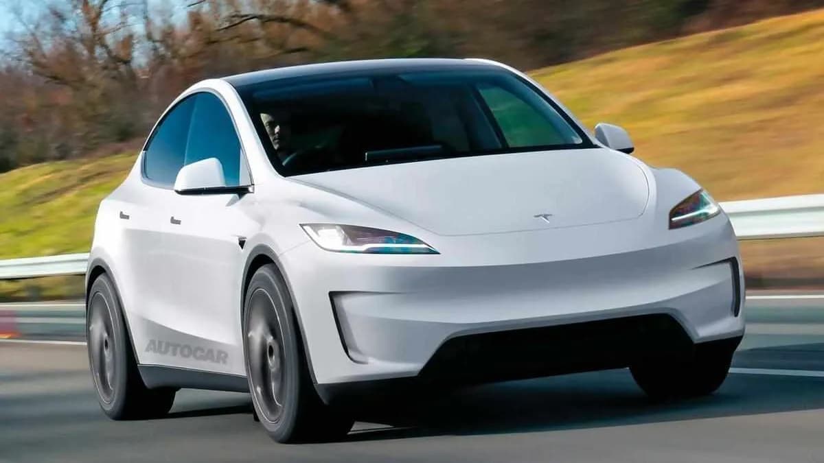 New Tesla Model Y "Juniper" Will Not Have A Front Full-Width Light Bar