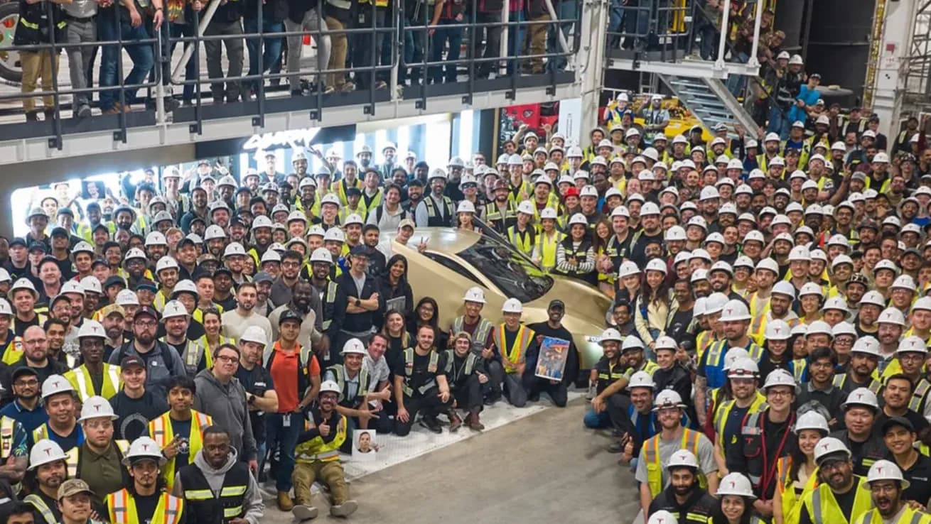 Tesla's first Cybercab rolls off the line in Texas ahead of schedule