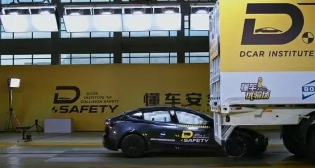 Tesla Model 3 achieves highest score in the largest collision test in China