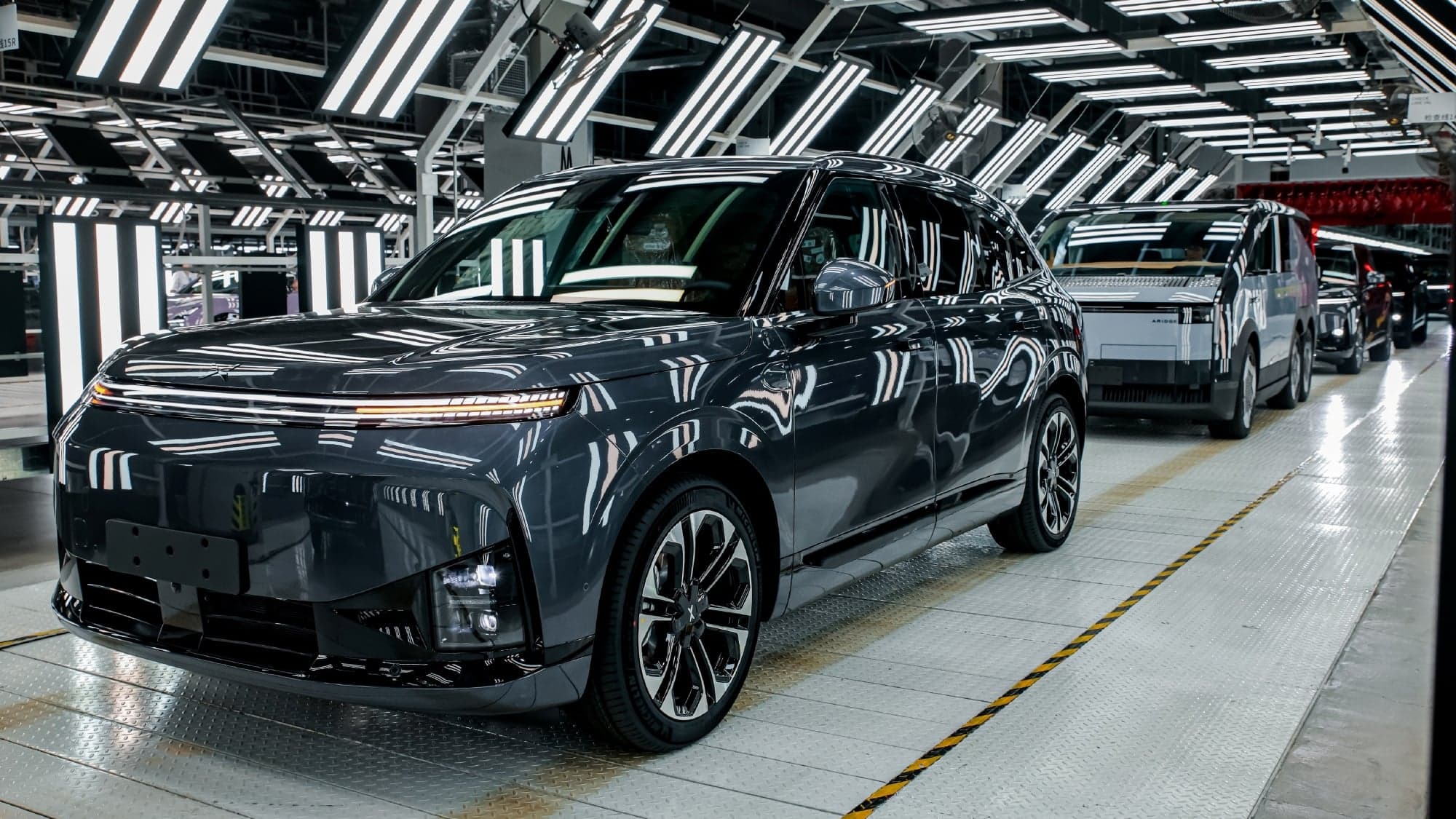 XPeng's right-hand-drive G9L, rated for 1,602 km, ships out for Australia